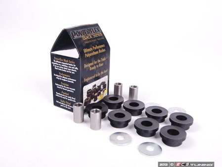 ES#2651852 - PFF85-412Bx2 - Race Polyurethane Sway Bar End Link Bushing Set - Stiffer bushings allow sway bars to work at their fullest potential - Powerflex Black Series - Volkswagen