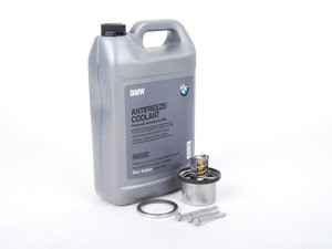 ES#2695570 - 11537835558KT5 - Thermostat Replacement Kit - Includes gaskets and hardware and coolant - Genuine BMW - BMW