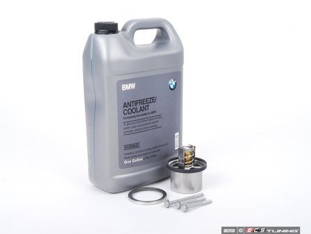 ES#2695570 - 11537835558KT5 - Thermostat Replacement Kit - Includes gaskets and hardware and coolant - Genuine BMW - BMW