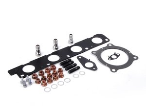 ES#2587493 - N0445203KT - Turbocharger Installation Kit - Includes all gaskets and hardware - Genuine Volkswagen Audi - Audi