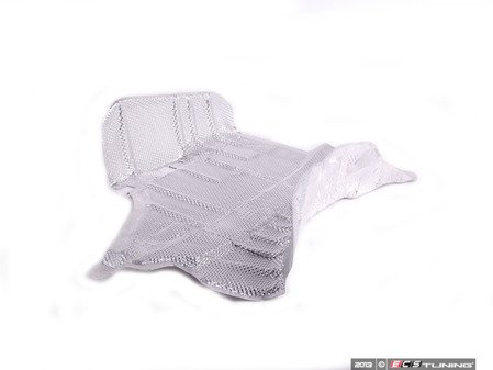 ES#125802 - 51487037885 - E46 Rear Muffler Heat Shield - Found between the rear muffler and the body. - Genuine BMW - BMW
