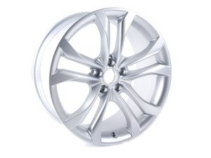 ES#2609998 - 4G8601025F - 19" Double 5-Spoke with Twist ends Wheel - Priced Each - 19"x8.5" ET32 5x112 Silver - Genuine Volkswagen Audi - Audi