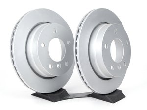 ES#2135685 - 34216855155kt3 - Rear Brake Rotors - Pair (276x19) - Featuring a protective Meyle Platinum coating. - Meyle - BMW