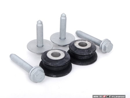 ES#2649879 - 1J0199429KT -  Subframe Mount Kit - Two mounts with hardware to re-install your subframe the right way - Assembled By ECS - Volkswagen