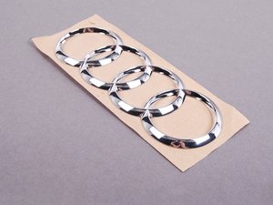 ES#2541931 - 8T0853742D2ZZ - Audi Rings Badge - New stick-on trunk logo - Genuine Volkswagen Audi - Audi