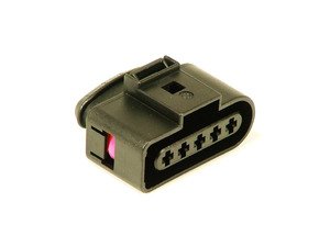 ES#5417 - 4D0973725 - 5-pin Electrical Connector - priced each - For use with female terminals - Genuine Volkswagen Audi - Volkswagen