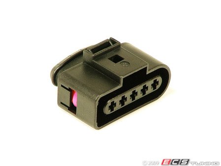 ES#5417 - 4D0973725 - 5-pin Electrical Connector - priced each - For use with female terminals - Genuine Volkswagen Audi - Volkswagen