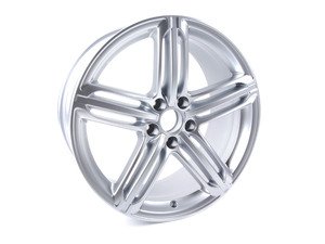 ES#2600557 - 8K0601025CM - 19" Tri-Split 5-Spoke Wheel - Priced Each - 19"x8.5" ET43 5x112 Silver - Genuine Volkswagen Audi - Audi