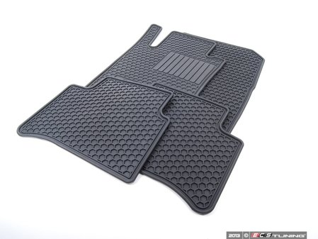 ES#1827978 - Q6680671 - All-Season Floor Mats - Set Of Four - (NO LONGER AVAILABLE) - Black - Genuine Mercedes Benz - 
