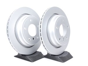 ES#11722 - 34216767060KT4 - Rear Brake Rotors - Pair (298x20) - Featuring a protective Meyle Platinum coating. - Meyle - BMW