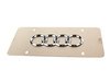 ES#473365 - ZAW355023 - Audi Vanity Plate - (NO LONGER AVAILABLE) - Individualize your Audi in minutes - Genuine Volkswagen Audi - 