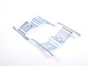 ES#252203 - 7L0698269A - Front Brake Caliper Hardware Kit - Necessary hardware when replacing your brake pads. Services both front calipers. - ATE - Audi Volkswagen