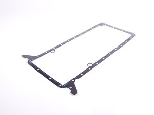 ES#2631485 - 11137831014 - E39 Upper Oil Pan Gasket - Metal / Rubber gasket used to stop oil leaks - Elring - BMW