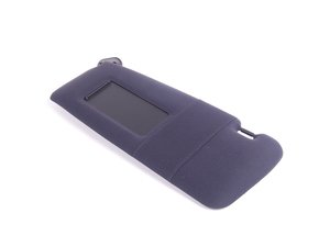 ES#81865 - 51162699047 - Euro Sun Visor - Left  - (NO LONGER AVAILABLE) - Black, Removes the air bag warning - Genuine European BMW - 