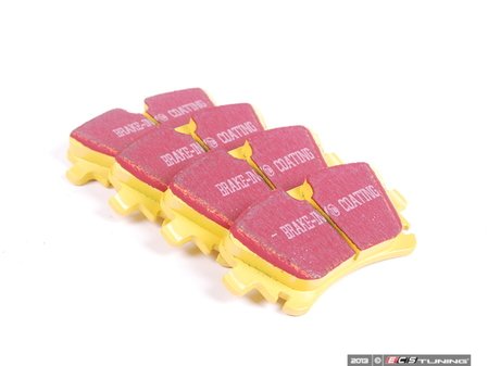 ES#520861 - DP41470R -  Rear YellowStuff Performance Brake Pad Set - EBC's premium sport street pad that offers high friction levels and heat fade resistance - EBC - Audi Volkswagen