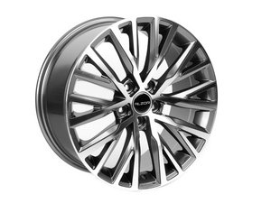 ES#2652324 - 651-1KT - 18" Style 651 Wheels - Set Of Four - (NO LONGER AVAILABLE) - 18"x8" ET45 5x112 - Gunmetal/Machined Face - Alzor - 