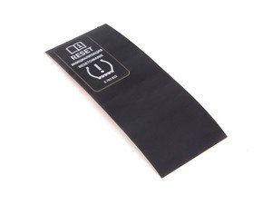 ES#2676541 - 71246763822 - Reset Tire Preassure Label - Notice sticker found in the door jam.  - Genuine MINI - MINI