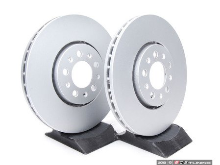 ES#11727 - 6R0615301AKT2 - Front Brake Rotors - Pair (288x25) - Featuring "GEOMET" protective coating.  - Meyle - Volkswagen