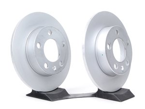 ES#258613 - 1J0615601PKT2 - Rear Brake Rotors - Pair (232x9) - Genuine replacement rotors for your car - Genuine Volkswagen Audi - Audi Volkswagen