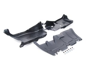 ES#2703293 - 1J0825237R - Weather Protection Package - Stage 1 - Includes belly pan, side covers, and necessary hardware - Assembled By ECS - Volkswagen