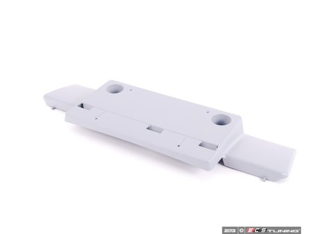 ES#74437 - 51117043433 - License Plate Cover - Primed - Mounts to the front bumper center section - Genuine MINI - MINI