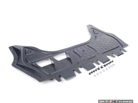 ES#2703308 - 1K0825235AEKT1 -  Front Belly Pan Kit - Includes a new belly pan with installation hardware - Genuine Volkswagen Audi - Audi Volkswagen
