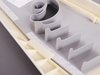 ES#111453 - 51437006846 - "B" Pillar Trim - Upper Right - Hellgrau/Light Gray, located center of vehicle, where upper seat belt mount attaches - Genuine BMW - BMW