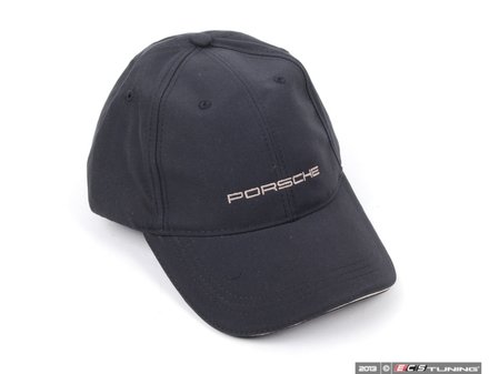 ES#2148152 - WAP0800020C - Porsche Baseball Cap - Black cap with classic Porsche script logo - Genuine Porsche - Porsche