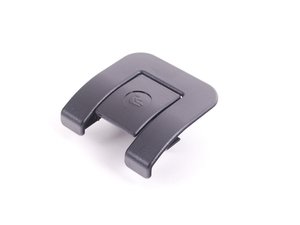 ES#148229 - 52207008490 - ISOFIX Cover - Priced Each - Schwarz/Black. Covers the ISOFIX connectors - Genuine BMW - BMW