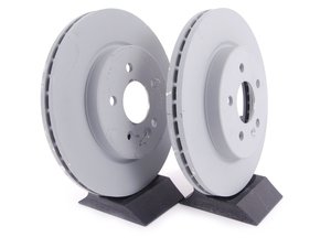 ES#2588555 - 1634210412KT1 - Front Brake Rotors - Pair - Includes left and right front brake rotors - Genuine Mercedes Benz - Mercedes Benz