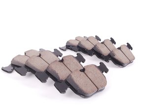 ES#2695560 - EUR681KT1 - Front & Rear Euro Ceramic Brake Pad Kit - Offers excellent pedal feedback, low dust, and smooth initial bite. A favorite among BMW enthusiasts. - Akebono - BMW