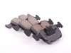 ES#2695560 - EUR681KT1 - Front & Rear Euro Ceramic Brake Pad Kit - Offers excellent pedal feedback, low dust, and smooth initial bite. A favorite among BMW enthusiasts. - Akebono - BMW