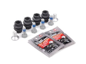 ES#2593932 - 34116778320INKT2 - Front Pad And Rotor Installation Kit - Includes hardware and anti-seize for front pad & rotor replacement - Assembled By ECS - MINI