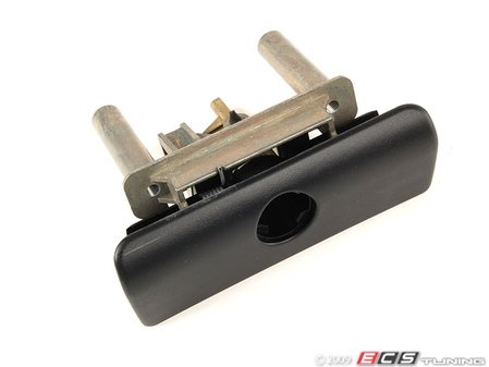ES#87340 - 51168254119 - Outer Glove Box Latch - Black. Houses the lock cylinder - Genuine BMW - BMW