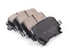 ES#2681194 - 4F0615601EKT6 - Rear Brake Service Kit - Featuring Zimmermann Rotors and ECS DD23 "Daily Driver" Ceramic Brake Pads - Assembled By ECS - Audi