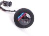 ES#46976 - 25112233140 - E30 M3 Illuminated Alcantara Shift Knob - Black with M stripes and a dogleg shift pattern - Genuine BMW - BMW