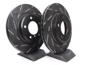 ES#523018 - USR932 - Front Ultimax USR Sport Brake Rotors - Pair (300x22) - High performance slotted rotors from EBC - EBC - BMW