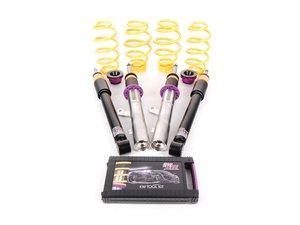 ES#2092112 - 15210040 - KW V2 Series Coilover Kit - Variant 2 coilovers offer sport handling with adjustable rebound dampening - KW Suspension - Audi Volkswagen