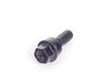 ES#4749422 - PAF004676 - Black Wheel Bolt - Priced Each - Black extended wheel bolt for vehicles with 5mm wheel spacers - 50mm shaft (35mm length under seat) - Genuine Porsche - Porsche