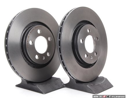 ES#257392 - 1J0615301MKT2 - Front UV Coated Brake Rotors - Pair (280x22) - Features Brembo's special UV paint treatment that guarantees superior corrosion resistance. - Brembo - Volkswagen