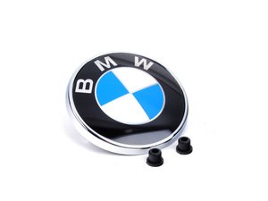 ES#2708119 - 51147166445KT - Trunk Emblem & Grommet Kit - Includes mounting grommets for easy installation - Genuine BMW - BMW