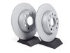 ES#2593949 - 1K0615601AAKT2 - Rear Brake Service Kit - Featuring ECS V5 rotors and ECS DD23 ceramic pads. - Assembled By ECS - Audi