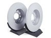 ES#2593949 - 1K0615601AAKT2 - Rear Brake Service Kit - Featuring ECS V5 rotors and ECS DD23 ceramic pads. - Assembled By ECS - Audi
