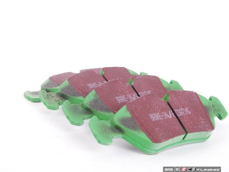 ES#520022 - DP2414 - GreenStuff Performance Brake Pad Set - Mild upgrade pad, great for an afternoon of sporty driving - EBC - BMW Porsche
