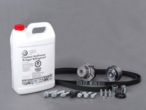 ES#2598119 - 06F198001WAFWHKT - Ultimate Plus Timing Belt Kit - (NO LONGER AVAILABLE) - Includes coolant, all necessary hardware, engine seals and motor mount bolts - Genuine Volkswagen Audi - 