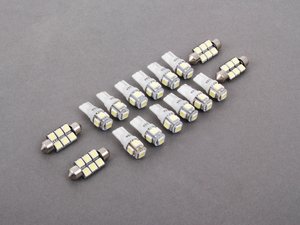 ES#2631555 - B8ARLEDINTKT - B8 A4 Avant / Allroad Master LED Interior Lighting Kit - Transform your complete interior in minutes with new LED interior bulbs from Ziza - ZiZa - Audi
