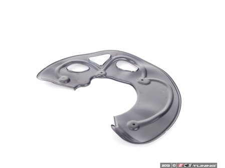 ES#2557297 - 8T0615311C - Front Dust Shield - Left - Mounted behind the front brake rotor - Genuine Volkswagen Audi - Audi