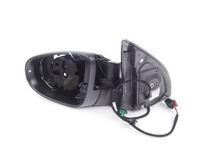 ES#1878083 - 5K0857507AD9B9 - Mirror Assembly - Left - Cap and mirror sold separately - Genuine Volkswagen Audi - Volkswagen