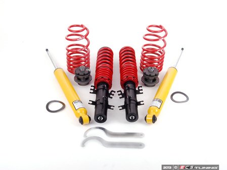 ES#10959 - 39525-2 - Premium Performance Coilover Kit - Fixed Damping - Fine tune your appearance and handling with H&R's Premium Performance Coil Overs - H&R - Volkswagen