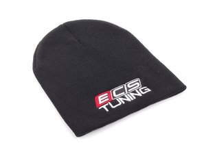 ES#5799 - 1500-black - ECS Knit Beanie - (NO LONGER AVAILABLE) - Stylish embroidered beanie, one size fits all - ECS - 